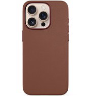 Epico Mag+ Leather iPhone 16 Pro Cover - Brown - Phone Cover