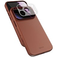 Epico Leather Pro Mag+ iPhone 17 Pro Max Case Qi2 & MagSafe Compatible – Brown - Phone Cover