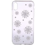 Epico White Snowflakes iPhone XS Max tok - Telefon tok
