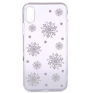 Epico White Snowflakes iPhone X/XS készülékhez - Telefon tok