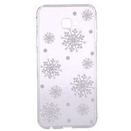 Epico White Snowflakes for Samsung Galaxy J4+ - Phone Cover