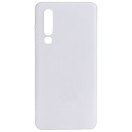 Epico Silk Matt Case für Huawei P30 - Weiss Transparent - Handyhülle