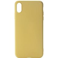 EPICO CANDY SILICONE CASE iPhone XS Max, sárga - Telefon tok