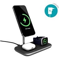 Epico 3in1 Wireless Charger Made for MagSafe with Adapter - Black - MagSafe Wireless Charger