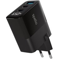 Spello ForceBoost Display GaN 65W power adapter SA65 - black - Wall Charger