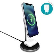 Epico 2in1 Wireless Charger for iPhone and AirPods (MagSafe compatible, adapter included in the package) - MagSafe Wireless Charger