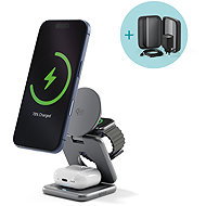 Epico UltraBase Qi2 25 W 3in1 Fold Metal Mag+ Wireless Charging Stand EF60 - space grey - Kabelloses Ladegerät