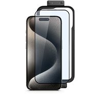 Epico Edge to Edge protective glass for iPhone 15 - 2pcs with installation frame - Glass Screen Protector