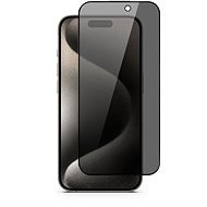 Epico Edge to Edge ochranné sklo s privátnym filtrom na iPhone 15 Plus – s aplikátorom - Ochranné sklo