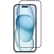 Epico Safírové Edge to Edge ochranné sklo iPhone 15 - Glass Screen Protector