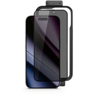 Epico Privacy 3D protective glass for iPhone 16 Pro Max with installation frame - Glass Screen Protector