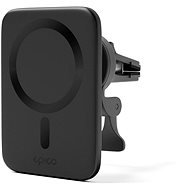 Epico ultratenká bezdrôtová autonabíjačka s podporou MagSafe – čierna - MagSafe držiak na mobil