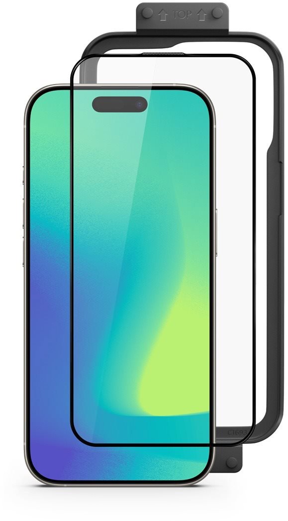 Spello Shield 3D protective glass with installation frame iPhone 16 Pro Max - 2pcs - Glass Screen Protector