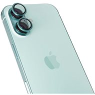 Epico aluminium protective glass for iPhone 16/16 Plus - blue-green - Camera Glass