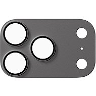Epico Aluminium Anti-Reflective Lens & Island Protector for iPhone 18 Pro with Applicator – Black - Camera Glass
