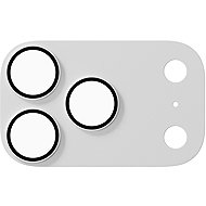 Epico Aluminium Anti-Reflective Lens & Island Protector for iPhone 18 Pro with Applicator – Silver - Camera Glass