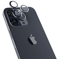 Epico Hliníkové ochranné sklo na šošovky fotoaparátu na iPhone 14 Pro/14 Pro Max vesmírne čierne - Ochranné sklo
