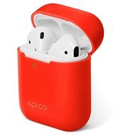 Epico szilikon AirPods Gen 2 - piros - Fülhallgató tok