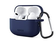 Epico Silikonhülle für Airpods Pro 2 mit Karabiner - Dunkelblau - Kopfhörer-Hülle