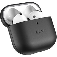 Epico Leather Case Airpods 4/4 (ANC) - Black - Headphone Case