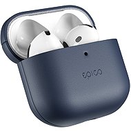 Epico Leather Case Airpods 4/4 (ANC) - blue - Headphone Case