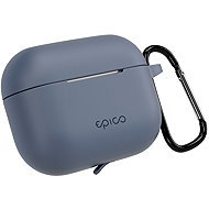 Epico silicone case with carabiner AirPods Pro 3 - blue-grey - Headphone Case