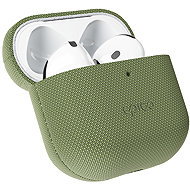Epico SolidWoven Cover for AirPods 4/4 (ANC)/5, Qi2 & MagSafe Compatible, Green - Headphone Case