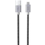 Epico szövetfonott kábel USB-A és villám között 1,8 m 2020 - világosszürke - Adatkábel