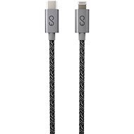Epico Fabric Braided Cable C to Lightning 1.8 m 2020 – space grey - Dátový kábel
