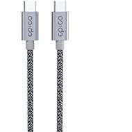 Epico Opletený kábel USB-C na USB-C 1,2 m – vesmírno sivý - Dátový kábel