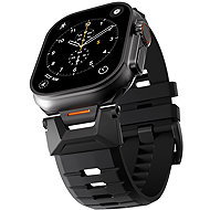 Epico FKM Rubber for Apple Watch SE 44mm/Series 1-9 42/44/45mm, 10-11 46mm/Ultra 49mm, black - Watch Strap