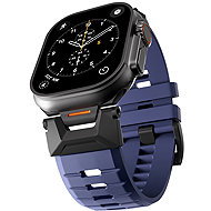 Epico FKM Rubber for Apple Watch SE 44mm/Series 1-9 42/44/45mm, 10-11 46mm/Ultra 49mm, blue - Watch Strap