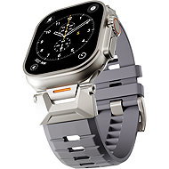 Epico FKM Rubber for Apple Watch SE 44mm/Series 1-9 42/44/45mm, 10-11 46mm/Ultra 49mm, grey - Watch Strap