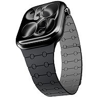 Epico Magnetic+ Silicone Apple Watch SE 44mm/Series 1-9 42/44/45mm, 10-11 46mm/Ultra 49mm - black - Watch Strap