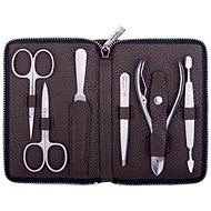 ERBE SOLINGEN Men's leather manicure "Piedmont" 9950 brown - Manicure Set