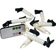 EUROLAMP Wireless Candles, White 10 pcs - Christmas Chain