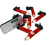 EUROLAMP Wireless Candles Red 10 pcs - Christmas Ornaments