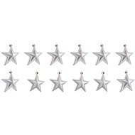 Flask Star White Set of 12 Pieces - Christmas Ornaments