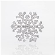 Snowflake Set of 5 Pieces, Silver - Christmas Ornaments