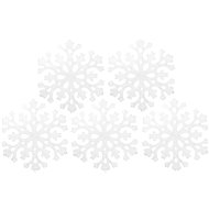 Snowflake white set of 5 pieces - Christmas Ornaments