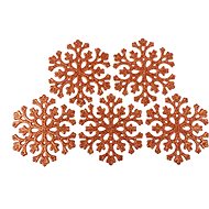 Snowflake orange set of 5 pieces - Christmas Ornaments