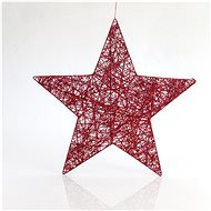Hanging star, red, 60 cm - Christmas Ornaments