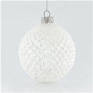 Transparent glass ball, 8 cm - Christmas Ornaments
