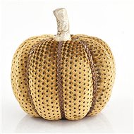 Yellow Pumpkin, 19x19x17cm - Christmas Ornaments
