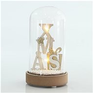 EUROLAMP Christmas decoration - glass Christmas dome, 9 x 9 x 16 cm - Christmas Decoration