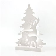 EUROLAMP Christmas decoration - illuminated table with deer, 29 x 8 x 40,5 cm - Christmas Decoration
