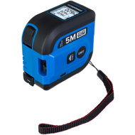 ERMENRICH Laser Rangefinder 60 m Reel Laser Tape Measure Violet SLR640 (1 X 0.39 Ah) - Laser Distance Meter