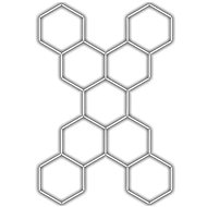 Escape6 Complete LED hexagonal luminaire white 4500 K, 9 elements 246 × 386 cm X-shape - Modular Light