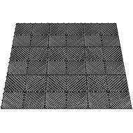 Escape6 WPC flooring SORG, 1,2 × 1,2 m, 9 pcs, black - WPC Tiles