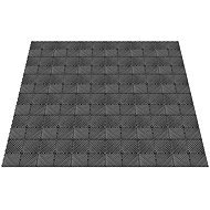 Escape6 WPC flooring, SORG, 2,4 × 2,4 m, 36 pcs, black - WPC Tiles